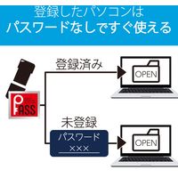 エレコム USBメモリ/USB2.0/小型/キャップ付/64GB/ブラック MF-SU2B64GBK 1個