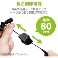 マイク付きイヤホン φ3.5mm ピンジャック カナル型 9.2mmドライバー採用 ホワイト EHP-FR10CMWH エレコム 1個