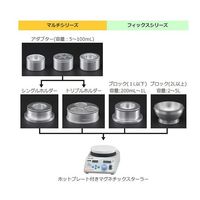 東京理化器械 シンフレックスマルチシリーズ フラスコアダプター ナス型・丸底フラスコ用 φ64 BBS-64RI 1個 65-0575-33（直送品）
