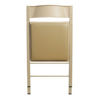 arrmet ポケットクッション 折り畳みチェア ベージュ POCC-BE 1セット(2脚入)（取寄品）