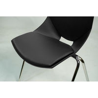 cerantola コスカクッション スタッキングチェア ブラック 2koska/c/bk 1セット(2脚入)（取寄品）