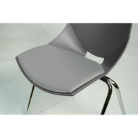 cerantola コスカクッション スタッキングチェア グレー 2koska/c/grey 1セット(2脚入)（取寄品）
