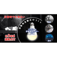 かりはな製作所 蓄電型LED電球 防災電球 電球色 KS-01OR 1個