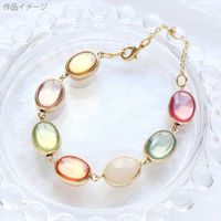 日本紐釦貿易(Nippon Chuko) 日本紐釦貿易 エポビーズ 楕円 ホワイト W10×H13mm 2個入 KE292-W　10袋（直送品）