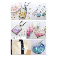 日本紐釦貿易 フレームペンダンド 長方形 3個入 内径約W17×H26mm シルバー KE906-S（直送品）