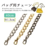 日本紐釦貿易(Nippon Chuko) 日本紐釦貿易 バッグ用チェーン 40cm ゴールド RWS1502-G 手芸用品　3本（直送品）