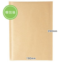 紺屋商事 クッション宅配封筒DVDサイズ(クラフトプチ) 4580417601077 1セット(1個×5)