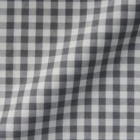 無印良品 再生ポリエステル使い 乾きやすい 掛ふとんカバー SD 170×210cm用 チャコールグレーチェック 2枚 良品計画