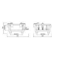 サンプラテック アクリル真空デシケーター UB型 00175 1台 64-3682-99（直送品）
