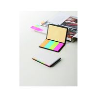 アズワン レザー調フセンブック ブラック 200個 64-4006-14 1箱(200個)（直送品）