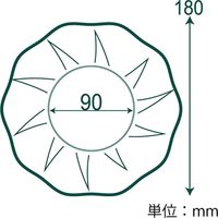 シモジマ クラフトサンプレート 18cm 004502002 1袋(25枚)