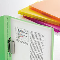 リヒトラブ パンチレスファイル A4S 青 F-5030-8 1冊