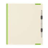 プラス 年組氏名 スクール フラットファイル A4タテ グリーン 79346 1セット(5冊)