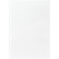 マルマン 書きやすいルーズリーフ B5 5mm方眼罫 100枚入 26穴 紙パッケージ L1207HK 1冊