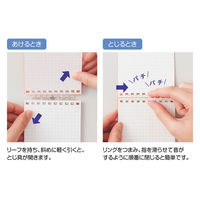 リヒトラブ スタンドメモ レッド N1766-3 1冊