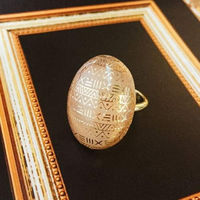 イングカワモト 【レジンクラブ】ネイティブライン ゴールド UVレジン用シールパーツ RC-NTL-102 1セット(3枚セット)（直送品）