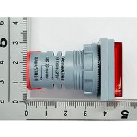 共立電子産業 DC4ー100V LEDデジタル電圧計 角型 赤 65-9620-77 1個（直送品）