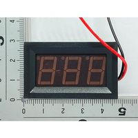 共立電子産業 7セグLED 電圧計モジュール 赤 65-9620-85 1個（直送品）