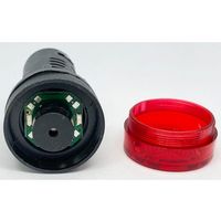 共立電子産業 ブザー内蔵LED表示灯 ACDC24V 赤 65-9622-16 1個（直送品）