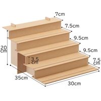アズワン 木製簡易組立式ディスプレイ 小 (2WAY仕様) W30cm 65-9345-59 1個（直送品）