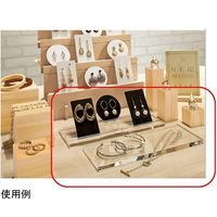 アズワン アクリルアクセサリースタンドスリット無し W15cm 65-9345-65 1個（直送品）