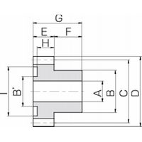 小原歯車工業 平歯車|成形平歯車 DS DS0.5ー15 1セット(13個)（直送品）