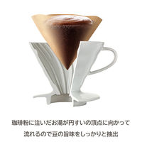 HARIO（ハリオ）V60 透過 コーヒードリッパー011～2杯用 クリア VDRー01ーT 1個
