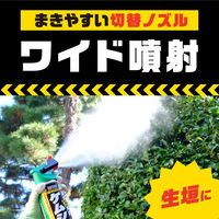 毛虫 対策 殺虫剤 スプレー 駆除剤 1ヵ月 まちぶせ効果 アースガーデン ケムシ撃滅 切替ジェット 480ml 1個 アース製薬