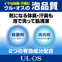 ULOS(ウルオス)薬用 全身用 スキンウォッシュ ポンプ 500ml ボディソープ 洗顔 男性用 2個 大塚製薬