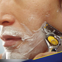 ジレット（Gillette）髭剃り プロシールド 9B 極薄5枚刃 本体＋替刃10個付 大容量お得セット 究極の深剃り＋肌への優しさ