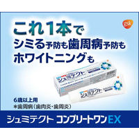 【増量】シュミテクト コンプリートワンEX 【医薬部外品】 歯磨き粉 知覚過敏ケア 高濃度フッ素配合<1450ppm> 1本