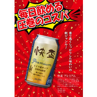 ビール 韓国ビール 新ジャンル 快盃（かいはい） プレミアム 350ml 缶 2箱 （48本）