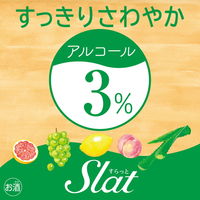 チューハイ 酎ハイ アサヒ Slat（すらっと）アロエ＆ホワイトサワー 350ml 缶 6本