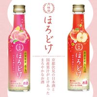 月桂冠 日本酒仕立て　ほろどけ もも 200ml 瓶 1セット（3本）　山梨県産もも　果汁5%　リキュール