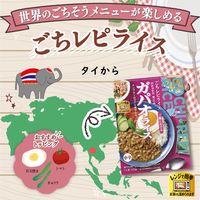 ハウス食品 ごちレピライス ガパオライス 120g 1セット（6個） レンジ対応 レトルト
