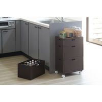 JEJアステージ カロキューブ縦型トレー ブラウン 4528302190091 1セット(1個×5)