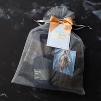 ヘッズ オーガンジーバッグ/グレー-XL OGG-BXL 1個(10枚)