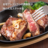 イシガキ 鉄鋳物 小判 ステーキ皿 1枚組 敷板 ハンドル付き 4542 1個