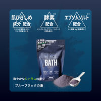 入浴剤 BLACK BATH 炭配合入浴料 大容量タイプ 爽やかシトラスの香り 400g 約10回分 1個 ノルコーポレーション