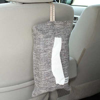 サンベルム PallyPally ティッシュケース グレー 吊り下げ L12011 1個