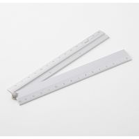 デザインフィル アルミ マルチ定規<30cm>シルバーA 42285006 1個