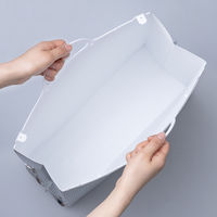 取っ手付き保冷袋 幅 380mm×高さ 390mm×マチ 130mm (100枚:1袋（10枚入）×10) オリジナル