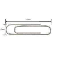 ライオン事務器 ゼムクリップ ジャンボ No.5-100 1セット（1箱（100本入）×5）