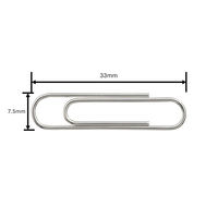 ライオン事務器 ゼムクリップ 特大 No.10-100 1セット（1箱（100本入）×5）