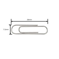 ライオン事務器 ゼムクリップ 大 No.11-1000 1セット（1箱（1000本入）×5）