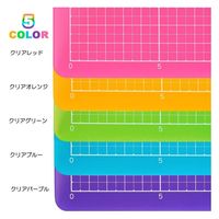 清水 カッティングマットA5 クリアオレンジ CM-22i(O) 1枚