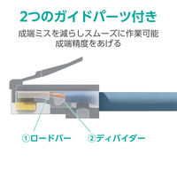エレコム RJ45コネクタ/ロードバー付き/10個入り LD-6RJ45T10/L 1個