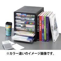 JEJアステージ ファイレックスレターケース M7 7段 ホワイト 1個
