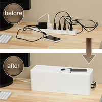 JEJアステージ ケーブルボックス ホワイト 1セット(1個×5)