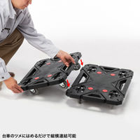 サンワサプライ 連結台車 小 CART-FA8BK 1個（直送品）